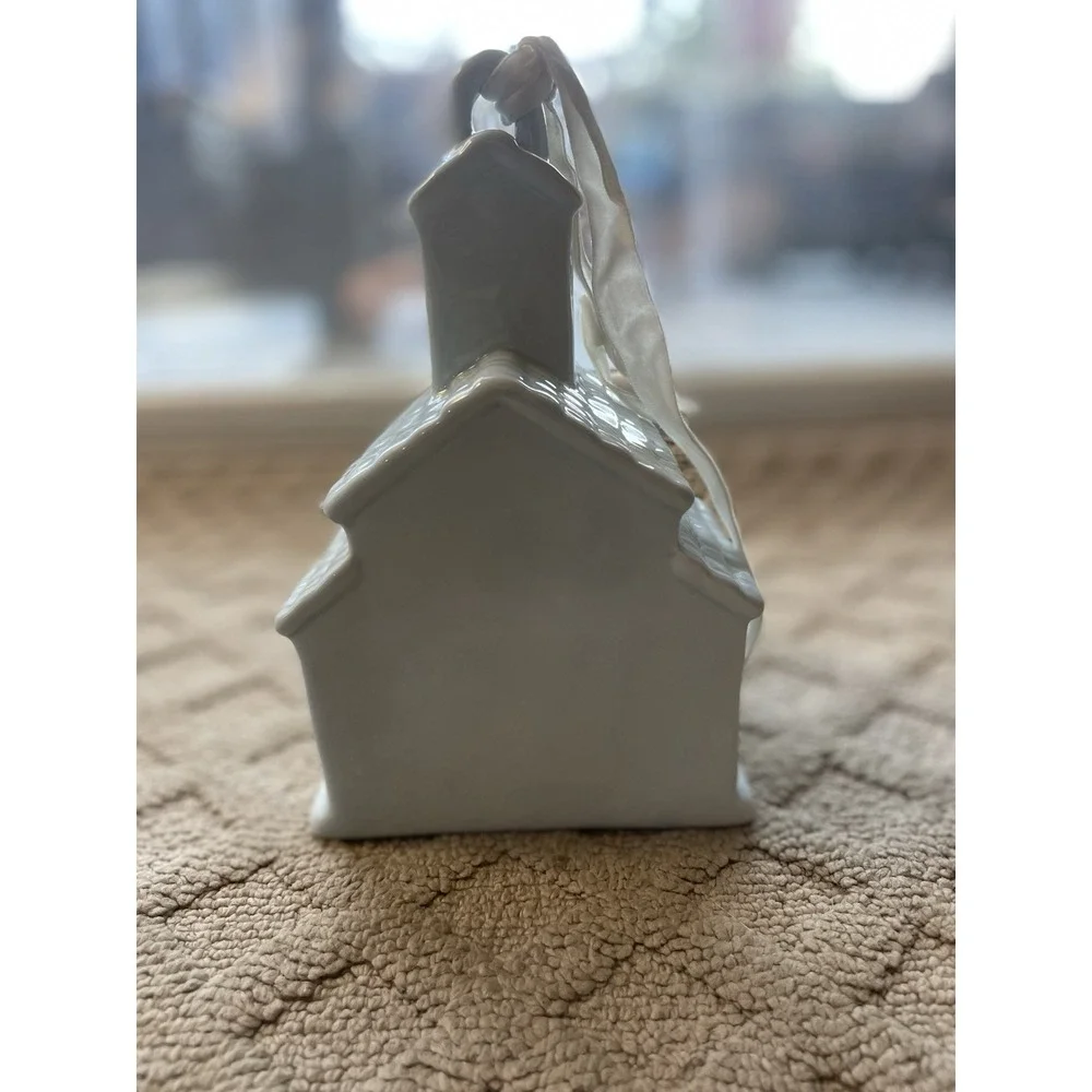 New Rae Dunn Magenta Groom's Side Ceramic Birdhouse Chapel Church Wedding Bridal